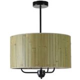 Opviq bambu 03 abajurlu 3 Lü Sarkıt avize greenblack chandelier | Eponuda.com