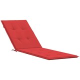 vidaXL Jastuk za ležaljku crveni (75 + 105) x 50 x 3 cm | shoptok.hr