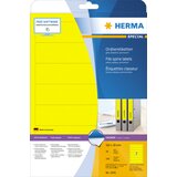 Herma etikete 192x38, za uski registrator A4/7 1/20 žuta ( 02H5091 ) | ePonuda.com