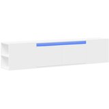  Zidni TV ormarić s LED svjetlima bijeli 180 x 31 x 39,5 cm | Eponuda.com