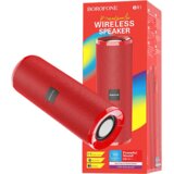 Borofone Zvučnik bežični, Bluetooth, 1200 mAh, 3 h, crvena – BR1 Beyond Red | Eponuda.ba