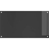 vidaXL Kuhinjski backsplash Temno siva Kaljeno steklo 90 x 50 x 0.6 cm | Shoptok.si
