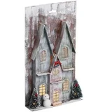 Stop &amp, Look: Božična papirnata hiša z lučjo 17x5x30cm