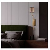 Opviq vall lamp zidna zlatno - braon lampa lumora 15339 u