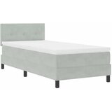  Krevet s opruga kutije Svijetlo siva 80 x 200 cm Baršun | shoptok.hr