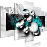  Slika - Shiny Stones (5 Parts) Wide Turquoise 100x50 Cijene