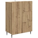  Kreveta Hrast artisan 66 x 34,5 x 91,5 cm Konstruirano drvo | shoptok.hr