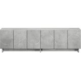  TV stalak 140 x 34,5 x 40 cm Betonska siva Konstruirano drvo | shoptok.hr