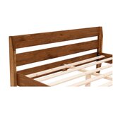 Kalune Design Postelja iz masivne smreke z letvenim dnom 90x200 cm v naravni barvi/temno rjava Venus – | Shoptok.si