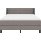  Box Spring Postelja z vzmetnico Taupe 160x200 cm Tkanina, (22052244) | Shoptok.si