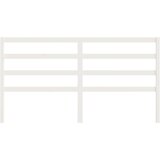  Posteljno vzglavje belo 186x4x100 cm trdna borovina, (20647504) | Shoptok.si