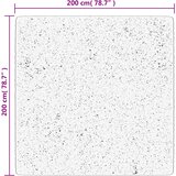  Tepih OVIEDO kratkih vlakana krem 200 x 200 cm | shoptok.hr