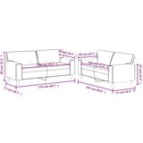 vidaXL 2-dijelni set sofa boja cappuccina od umjetne kože | shoptok.hr