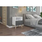 ADRK Moderna nona omarica LOGAN s predalom - BELA-SIVA | Shoptok.si
