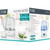 Teesa električno kuhalo za vodu, staklo, 1630 W, bijelo, 1 l | shoptok.hr