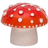 Sass & Belle Rdeče kamnito stoječe stojalo za fotografije 7x6 cm Mushroom – Cene