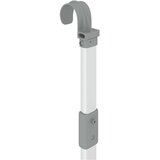  balkonsko stojalo za sušenje perila 89x25x(60–95) cm aluminij | Shoptok.si