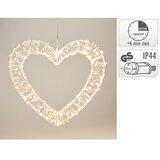  LED Spoljašnja božićna dekoracija 500xLED/6W/230V 36 cm IP44 topla bela srce/bela | Eponuda.com