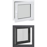  Prozor za podrum RISOR 50 x 50 cm PVC i staklo Antracit | shoptok.hr