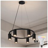 Brilagi LED RGBW prigušiva luster na sajli SELE 6xGU10/6,5W/230V crna Cene