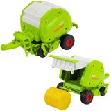 Traktor na daljinsko upravljanje s balirkom 1:24 - zeleno/bijeli | Shoptok.si