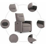  Naslonjač na podizanje od tkanine smeđesivi | shoptok.hr