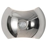 INF Zaobljena stenska svetilka s senzorjem gibanja, polnilna 1200mAh Silver, (5000491159) | Shoptok.si