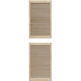  Ormarna vrata s vratima 2 pcs Prirodna 201 x 2,1 x 59,5 cm | shoptok.hr