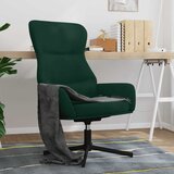  Stolica za opuštanje tamnozelena baršunasta | shoptok.hr