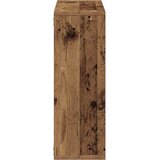 vidaXL Zidna polica staro drvo 104x20x58,5 cm konstruirano drvo | shoptok.hr