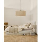 Kave Home Bež oblazinjena zakonska postelja brez letvenega dna 160x200 cm Martina – | Shoptok.si