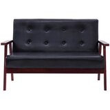  2-dijelni set sofa od umjetne kože crni | shoptok.hr