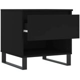 vidaXL Stolić za kavu crni 50 x 46 x 50 cm od konstruiranog drva | shoptok.hr
