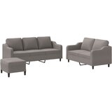 vidaXL Sedežna garnitura z blazinami 3-delna taupe blago, (20922673) Cene