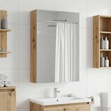  Kopalniška ogledalna omara s polico Oreh 40 x 10,5 x 60,5 cm, (5000233311) | Shoptok.si