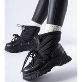 Gemre Black insulated snow boots Aubine | ePonuda.com