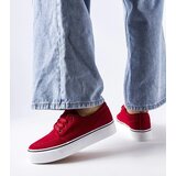 Gemre Red eco-suede sneakers Abboud | Shoptok.si