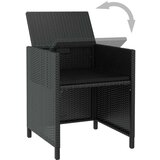  9-dijelni vrtni blagovaonski set od poliratana i bagremovog drveta | shoptok.hr