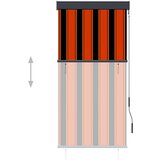  Zunanje rolo senčilo 80x250 cm oranžno in rjavo, (20768113) | Shoptok.si