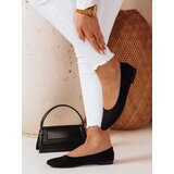 DStreet Baleriny damskie na płaskim obcasie GLAMINO czarne | Shoptok.si