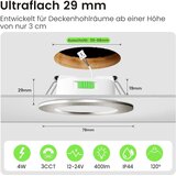 ALUSSO 4x LED vgradni reflektorji 12 V 4 W 400 lm IP44 | Shoptok.si