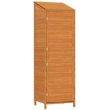  Vrtno spremište smeđe 55 x 52 x 174,5 cm od masivne jelovine | shoptok.hr