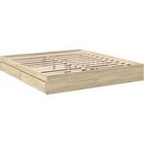  Okvir za krevet s ladicama boja hrasta 180x200 cm | Eponuda.com