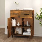  Komoda boja dimljenog hrasta 69 5x34x90 cm konstruirano drvo | shoptok.hr
