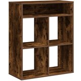 Maison Chic Knjižna omara - Knjižni regal dimljeni hrast 66x31x80 cm inženirski les, (21725537) Cene