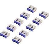 Renkforce zaključavanje USB priključka RF-4695230 10-dijelni komplet srebrno-plava RF-4695230 | Eponuda.ba