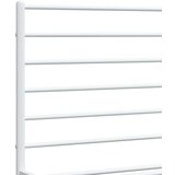 Metalni okvir za krevet s uzglavljem bijeli 193x203 cm | shoptok.hr