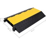 vidaXL Rampa za zaštitu kabela s 2 kanala 90 cm gumena | shoptok.hr