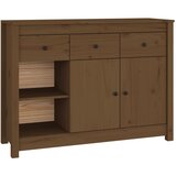  Komoda smeđa boja meda 100x35x74 cm od masivne borovine | shoptok.hr