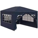 vidaXL Vrtni šotor 3x4 m moder, (20568459) | Shoptok.si